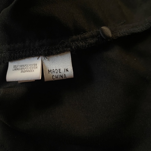 Black sparkling, sleeveless top from Kay Unger, size 8 - Picture 7 of 7